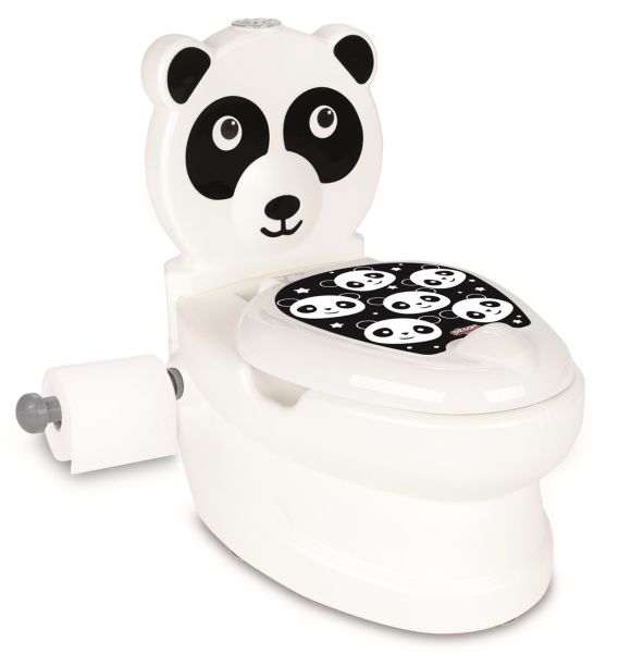 Töpfchen mit Spülgeräusch, Panda, Kindertoilette